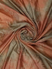 Antique Geometric Floral Vine Zari Woven Design Pure Tussar Saree with Thread Work Border