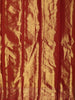 Antique Gold Floral Vine Zari Woven Design Pure Kanchipuram Silk Saree with Contrast Zari Border
