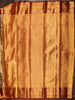 Antique Gold Floral Vine Zari Woven Design Pure Tissue Kanchipuram Silk Saree with Contrast Zari Border