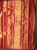 Antique Gold Floral Vine Zari Woven Design Pure Tissue Kanchipuram Silk Saree with Contrast Zari Border