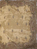 Antique Gold Paisley Sequins and Beads Embroidered Design Pure Tissue Silk Party Wear Saree with Stitched Designer Blouse