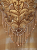 Antique Gold Sequins and Beads Embroidered Design Tissue Silk Fancy Wear Gown with Dupatta
