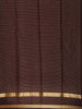 Antique Lime Green Checked Zari Woven Design Pure Kanchipuram Silk Saree with Contrast Zari Border