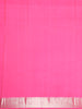 Antique Mustard Olive Floral Butta Zari Woven Design Pure Kanchipuram Silk Saree with Pink Zari Border