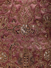 Antique Rose Heavy Sequins Kartana Beads Embroidered Design Tissue Silk Party Wear Palazzo Suit with Matching  Dupatta