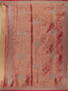 Antique Gold Floral Woven Banarasi Silk Saree - Diadem