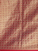 Antique Gold Floral Woven Banarasi Silk Saree - Diadem