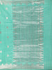 Aqua Blue Butta Zari Woven Design Pure Banarasi Saree with Silver Zari Border
