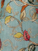 Aqua Blue Floral Printed Cotton Palazzo Suit - Diadem