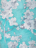 Aqua Blue Floral Printed Design Cotton Co-ord Set