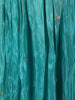 Aqua Blue Floral Sequins and Beads Embroidered Design Silk Lehenga with Dupatta