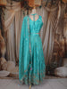 Aqua Blue Floral Sequins and Beads Embroidered Design Silk Lehenga with Dupatta