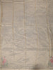 Aqua Blue Striped Zari Woven Design Pure Organza Fancy Saree with Contrast Birds Motif Border