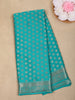 Aqua Green Butta Design Chiffon Saree