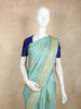 Aqua Green Butta Woven Pure Kanchipuram Silk Saree