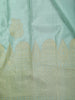 Aqua Green Butta Woven Pure Kanchipuram Silk Saree