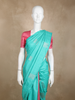 Aqua Green Butta Woven Kanchipuram Silk Saree