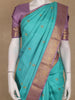 Aqua Green Buttas Woven Pure Kanchipuram Silk Saree