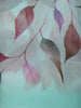 Aqua Green Floral Printed Soft Chiffon Saree