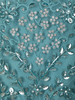 Aqua Green Floral Sequin Embroidered Net Gown with Dupatta