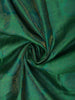 Aqua Green Geometric Zari Woven Design Pure Kanchipuram Silk Saree with Zari Border
