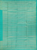 Aqua Green Paisley Design Pure Kanchipuram Silk Saree