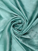 Aqua Green Satin Saree with Designer Border