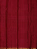 Aqua Green with Maroon Checked Woven Design Pure Kanchipuram Silk Saree with Zari Border