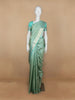 Aqua Blue Dot Zari Woven Pure Kanchipuram Silk Saree