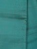 Aqua Green Floral Designed Fancy Art Silk Saree - Diadem