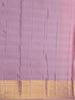 Aqua Green Floral Woven Pure Kanchipuram Silk Saree - Diadem