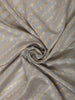 Ash Grey Striped Zari Woven Design Pure Organza Party Wear Saree with Contrast Designer Blouse