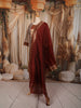 Ash Grey Traditional Zari Woven Design Semi Silk Straight Cut Salwar Suit with Contrast Dupatta
