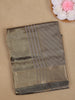 Ash Striped Design Cotton Blend Saree