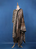 Ash Grey Floral Designed Semi Silk Salwar Suit - Diadem