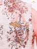 Apricot Orange Kurta Set with Floral Printed Waistcoat - Diadem
