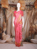Baby Pink Butta Woven Design Pure Kanchipuram Silk Saree with Zari Woven Border