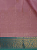 Baby Pink Floral Butta Design Pure Kanchipuram Silk Saree