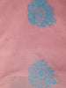 Baby Pink Floral Butta Woven Fancy Art Silk Saree
