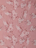 Baby Pink Floral Printed Design Chiffon Fancy Saree with Designer Border
