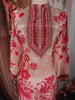 Baby Pink Floral Printed Design Synthetic Straight Cut Salwar Suit with Dupatta