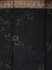 Classic Black Floral Printed Design Pure Tussar Fancy Saree with Designer Border