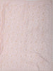 Baby Pink Floral Vine Embroidered Design Chiffon Fancy Saree with Scalloped Border