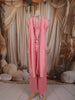 Baby Pink Floral Zari Embroidered Design Georgette Palazzo Suit with Dupatta