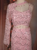 Baby Pink Heavy Sequins and Beads Embroidered Design Mermaid Net Lehenga With Dupatta