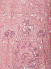 Baby Pink Heavy Sequins and Beads Embroidered Design Net Lehenga With Dupatta
