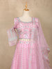 Baby Pink Sequins Embroidered Net Lehenga Set With Dupatta