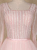 Baby Pink Sequins and Beads Design Net Gown