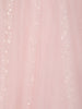 Baby Pink Sequins and Beads Design Net Gown