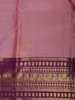 Baby Pink Floral Design Zari Border Silk Saree - Diadem